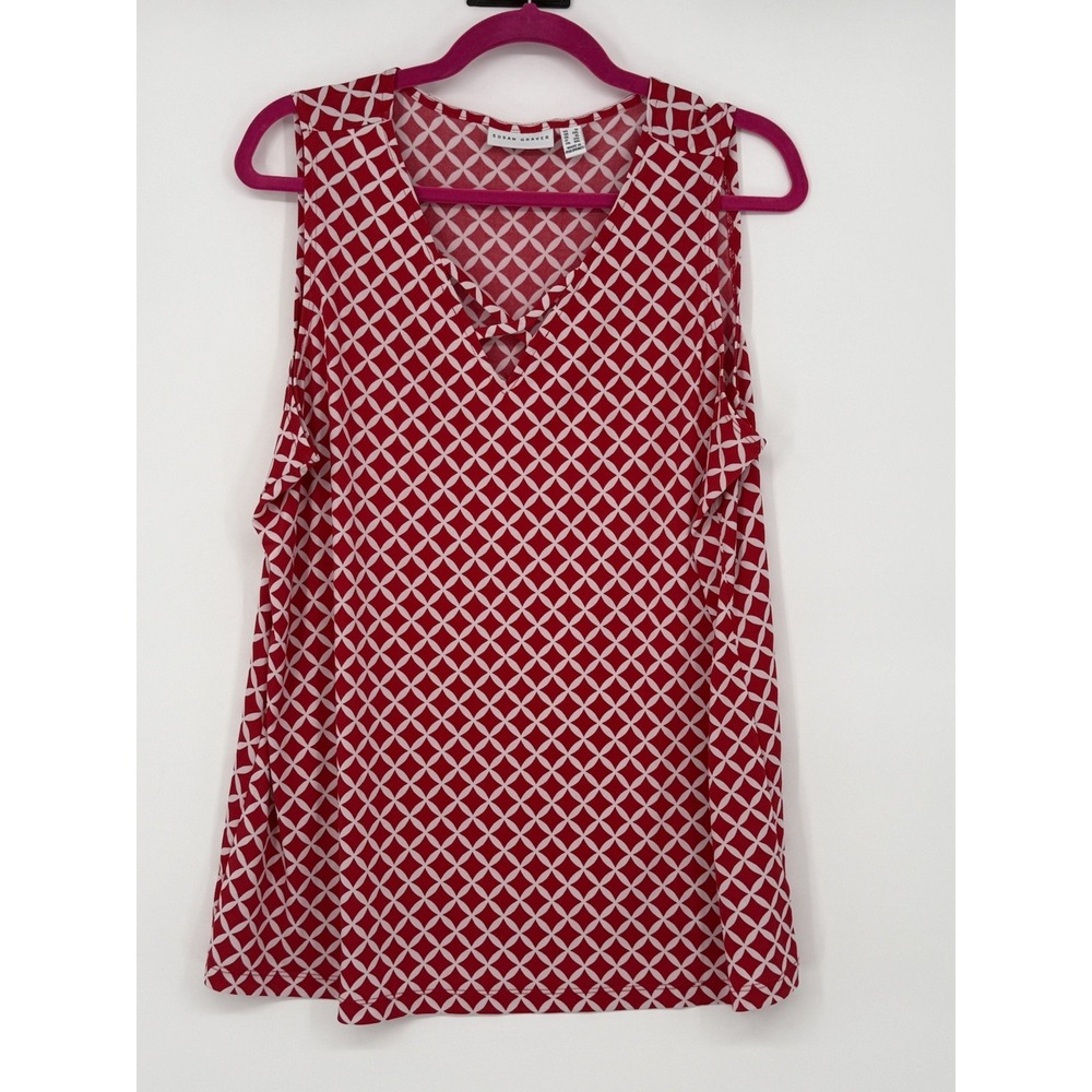 Susan Graver Women's Tank Top 1X